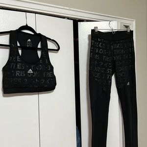 Adidas Gym Set- Sports bra and leggings
